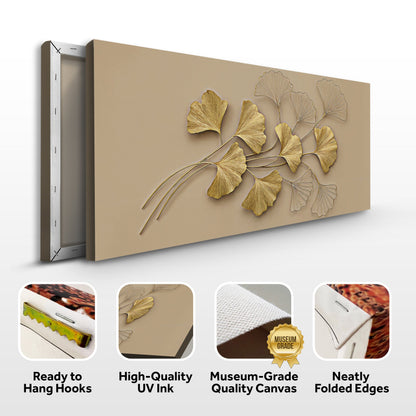 Metallic Botanical Essence Wall Art
