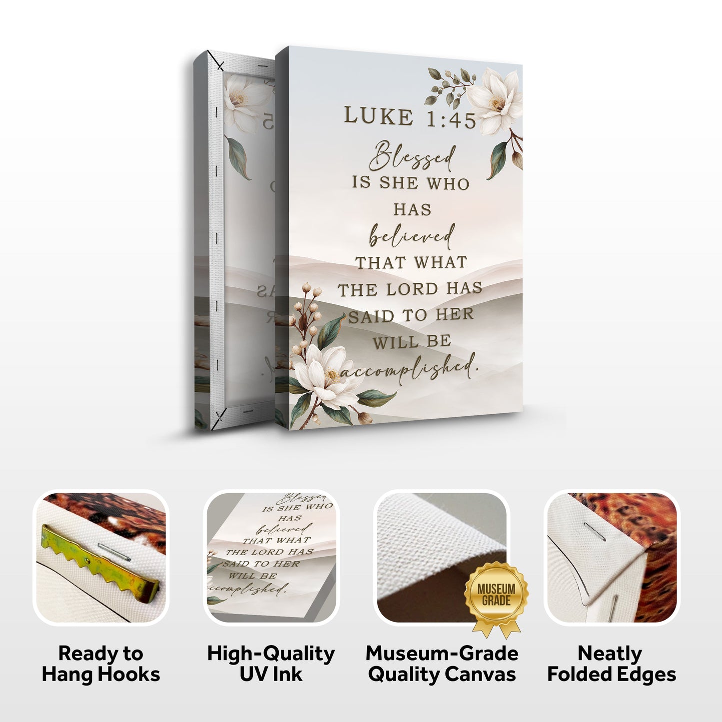 She Who Believed — Luke 1:45 Wall Art