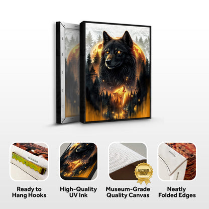 Alpha Shadow Eclipse Wall Art