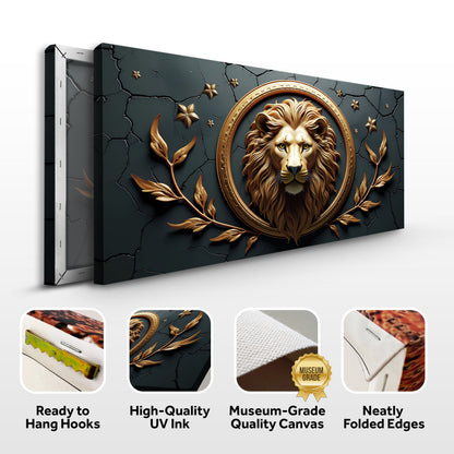Lion of Majesty – 3D Panel Wall Art