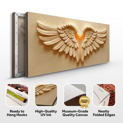 Sanctified Winged Reverence Wall Art