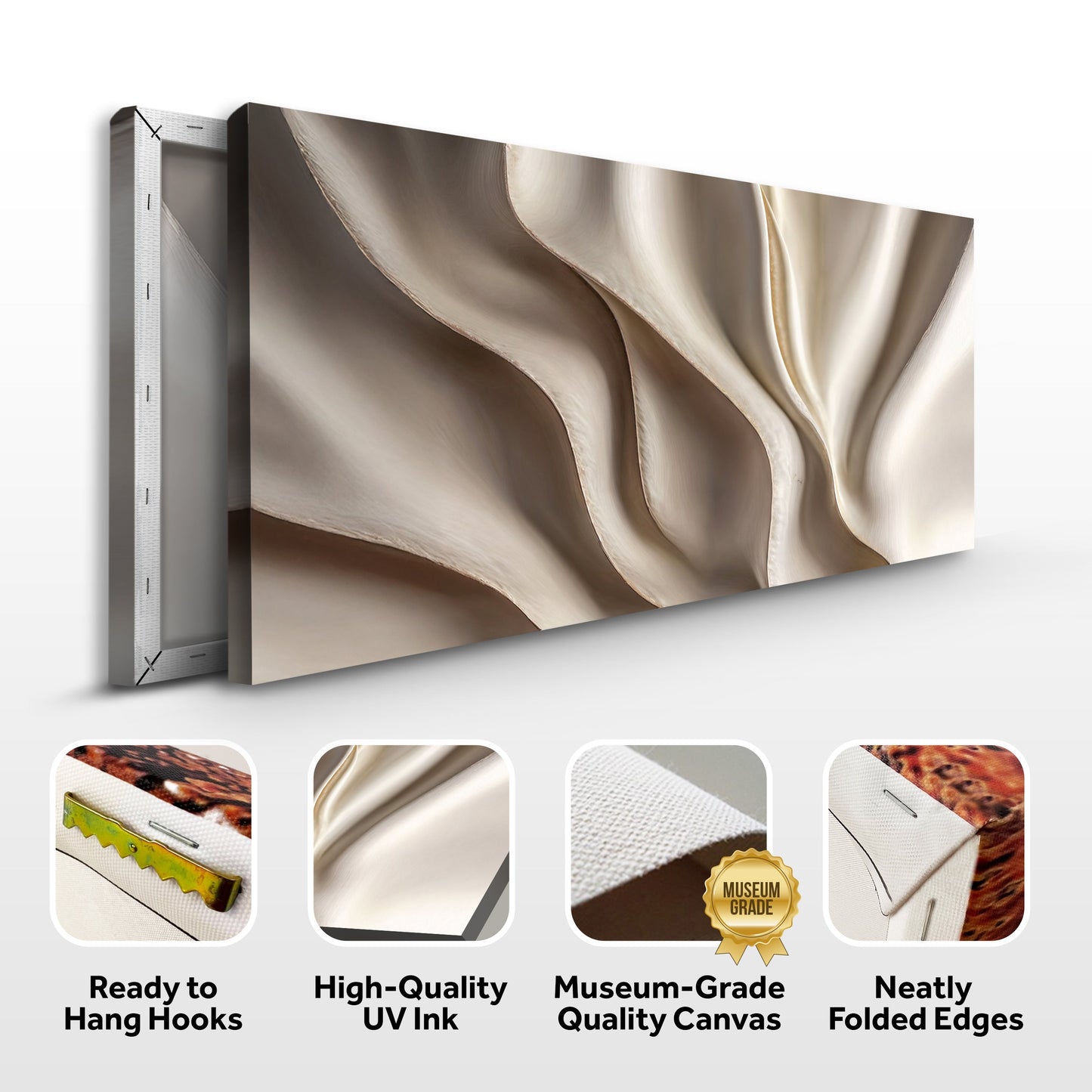Beige Linework Essence V Wall Art