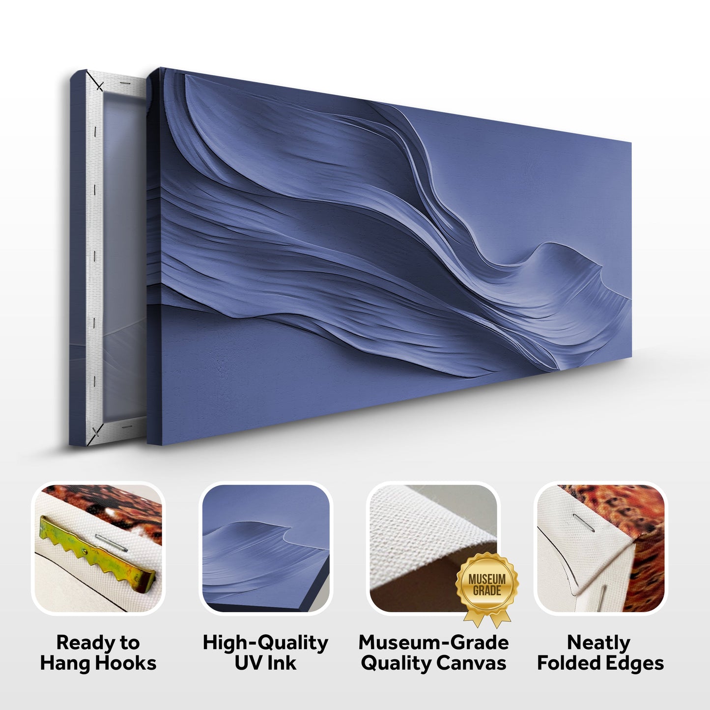 Navy Essence Portrait Wall Art