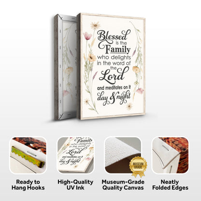 Faith & Family Blessings Sign