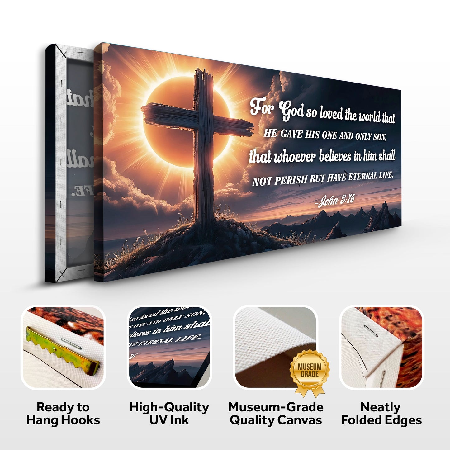John 3:16 — Love Divine VII Wall Art