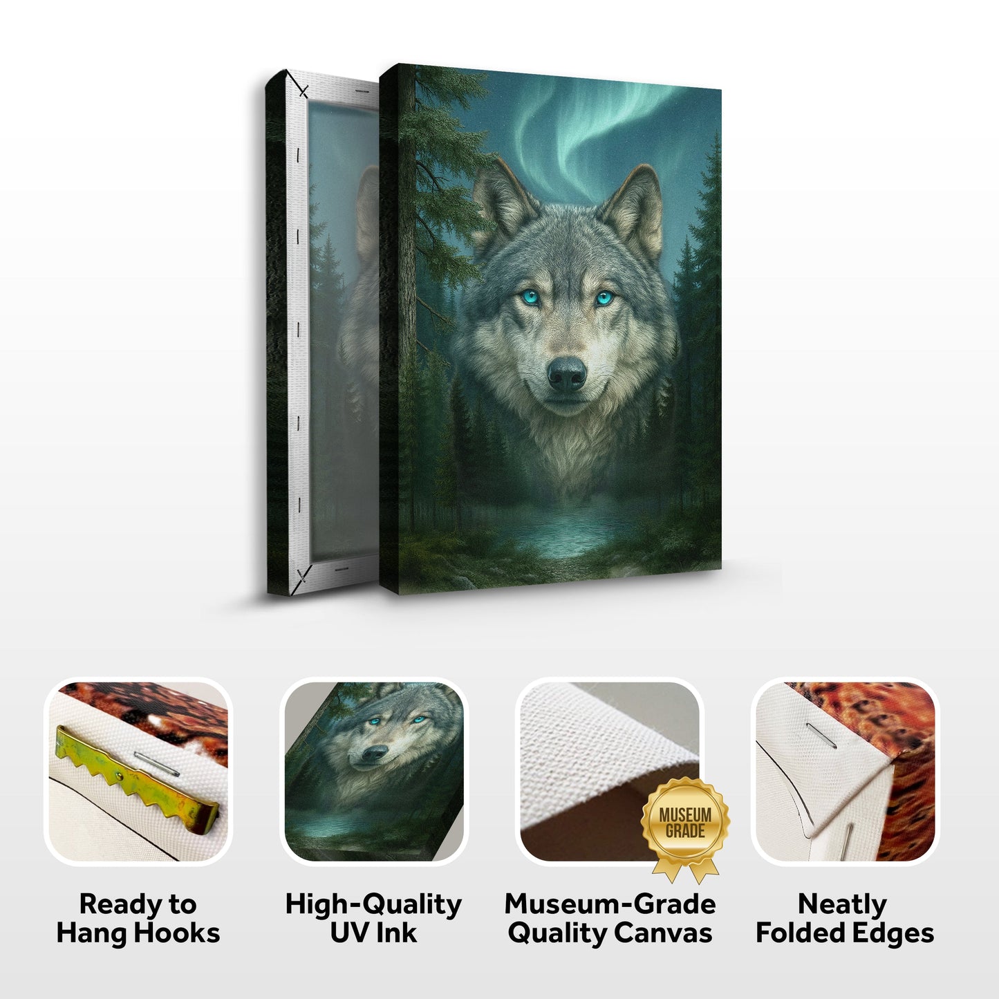 Symphony of the North Wolf Art