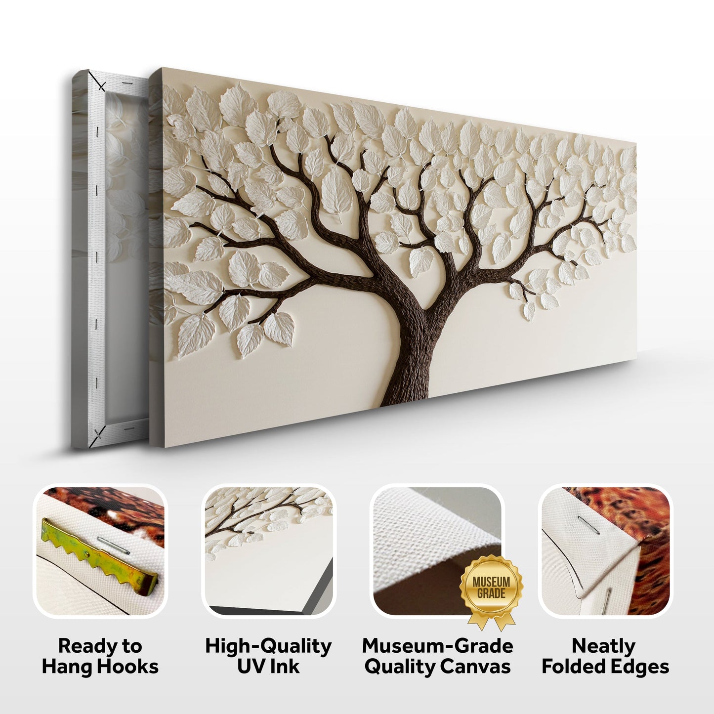 Whispers Beneath the Ivory Canopy Wall Art