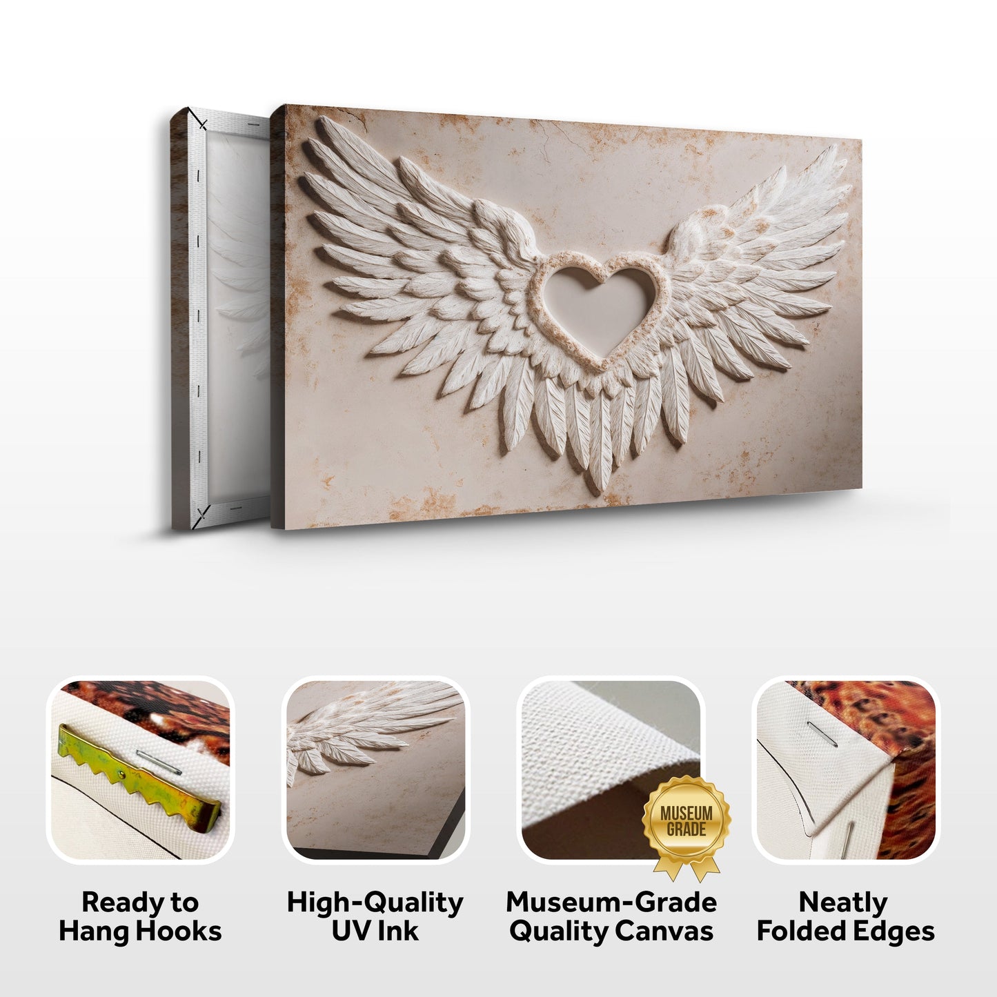 Wings of Devotion II Abstract Wall Art