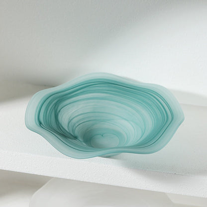 Glass Fruit Bowl Salad Plate