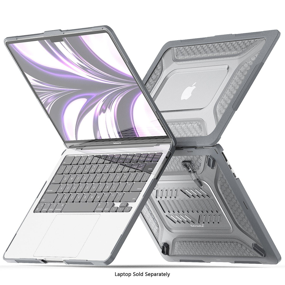 MacBook Air 15" (M3 - M5) with Adjustable Stand Case - Shock-Absorbing | Raider Ultra-Duty Series