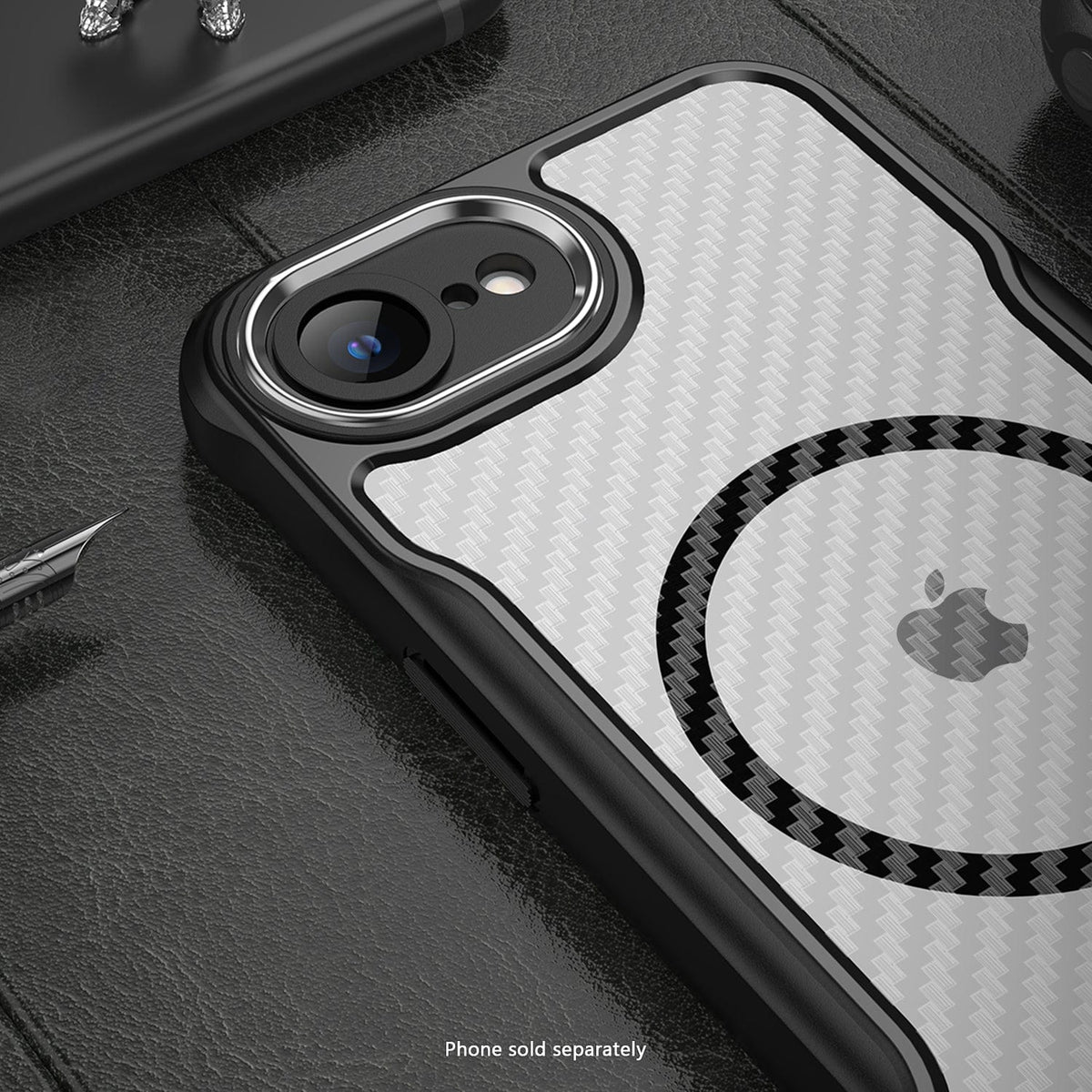 iPhone 17e & iPhone 16e Clear Case - Compatible with MagSafe, Rugged Protection | Venture Series