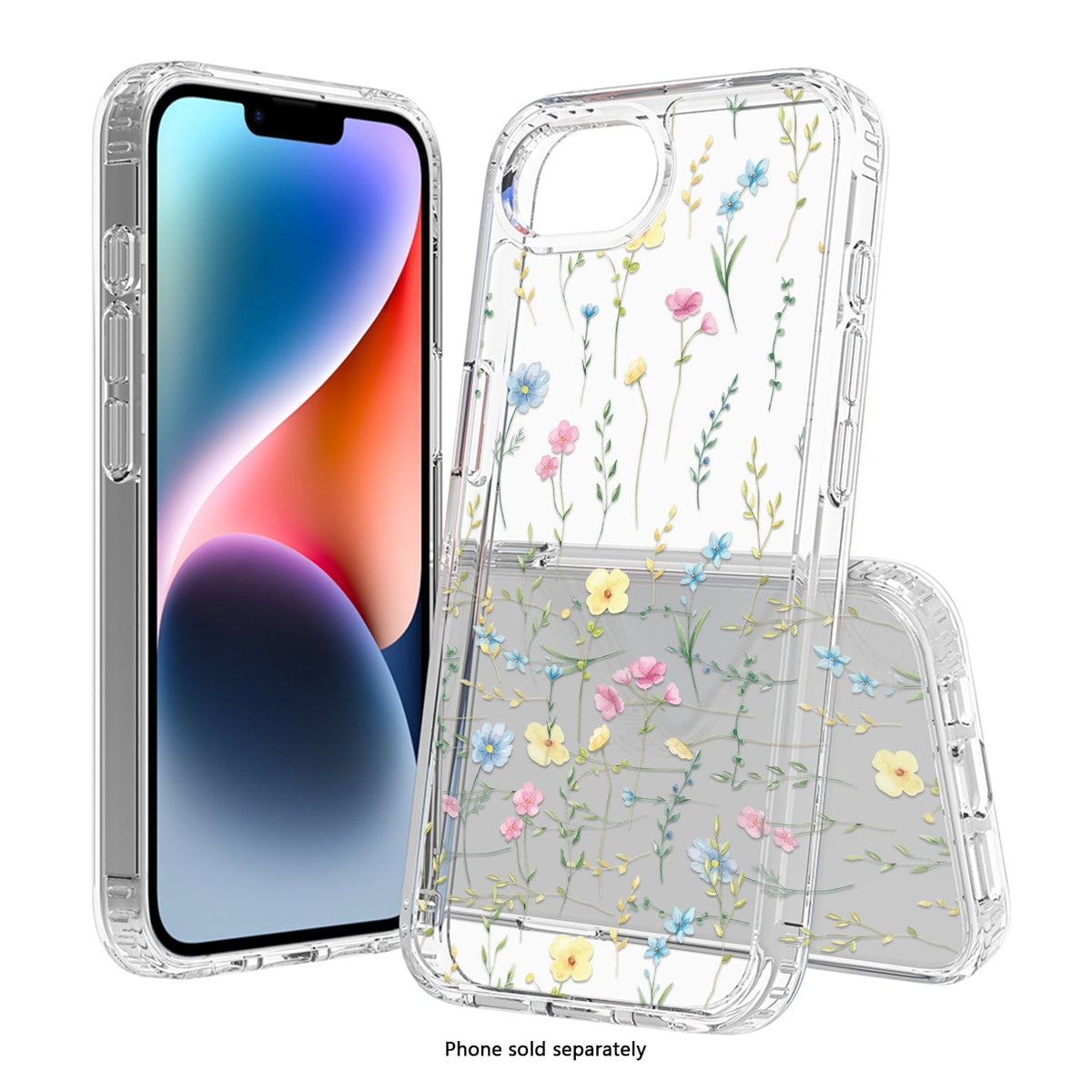 iPhone 17e & iPhone 16e Floral Case - Shock-Absorbing, Anti-Slip | Inspire Series