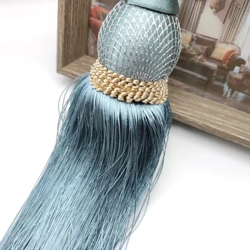 Braided Tassel Tiebacks for Window Curtains (1 Pair)
