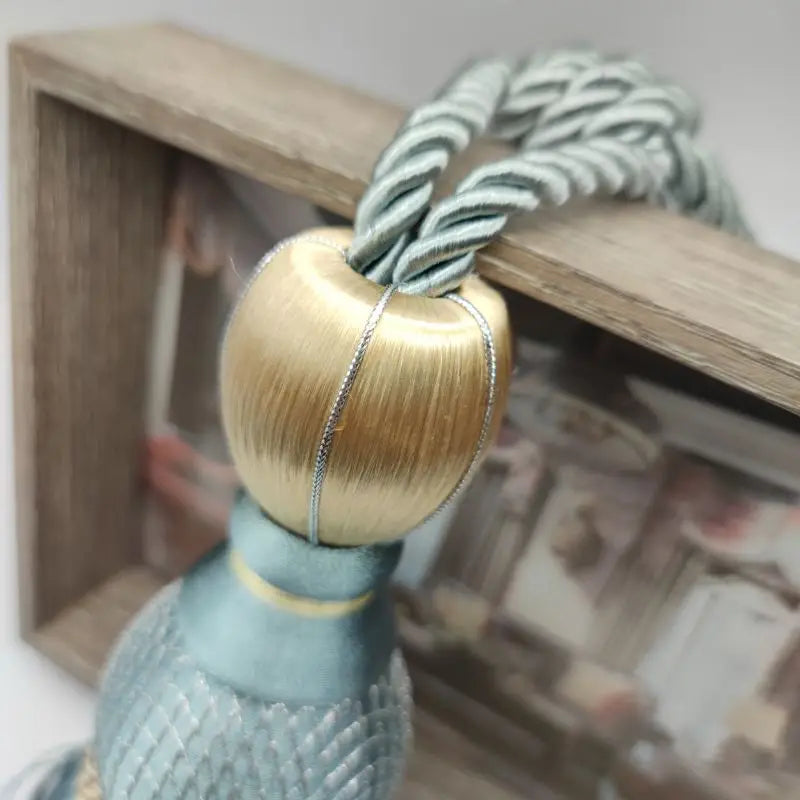 Braided Tassel Tiebacks for Window Curtains (1 Pair)