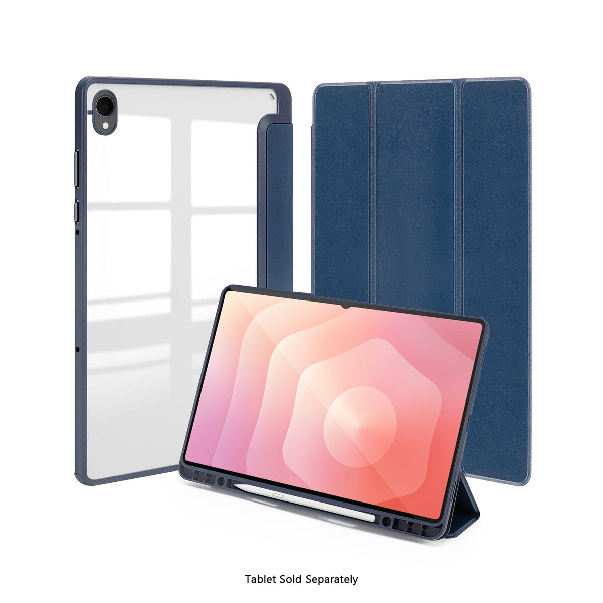 Samsung Galaxy Tab S11 Case - Slim Folio with Transparent Back | Venture Series
