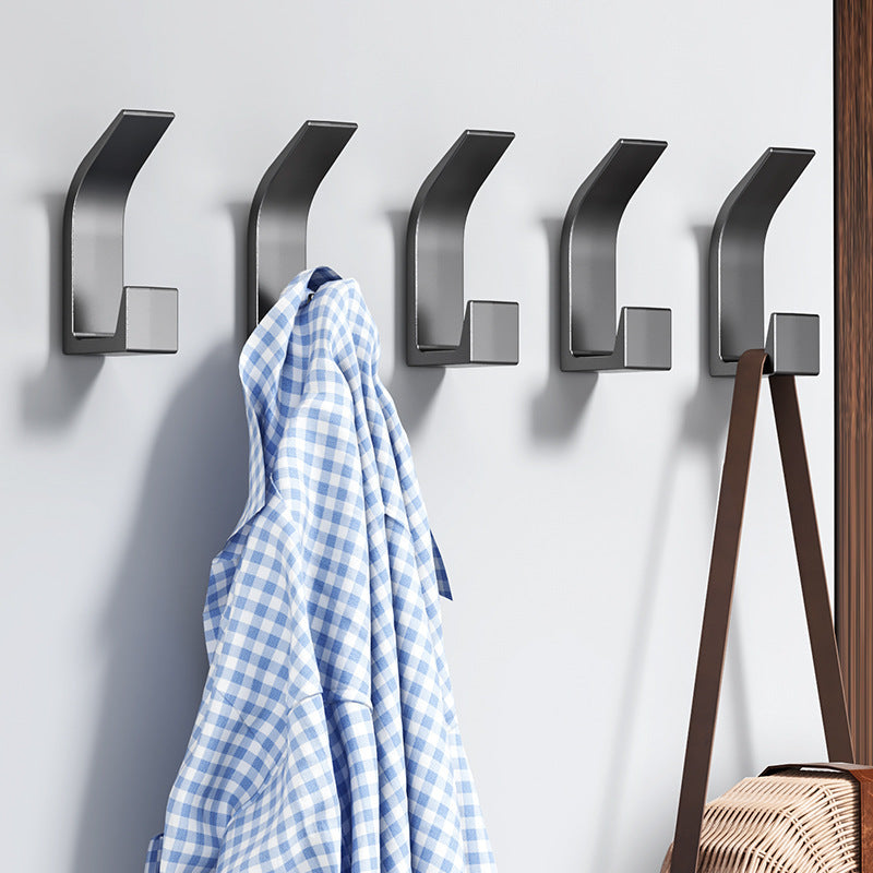 Strong Load-bearing Hooks, No Need For Drilling, Seamless Adhesive Hooks, Light Luxury Door Hanging Clothes Hooks, Bathroom And Kitchen Wall Hooks