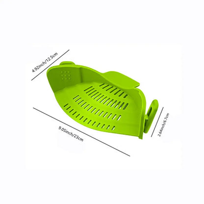 Clip-on Silicone Filter for Pots and Bowls (1 Piece)