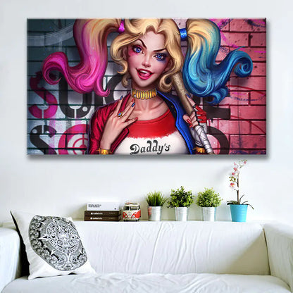 HD Suicide Squad Oil Painting Wall Art Poster Print