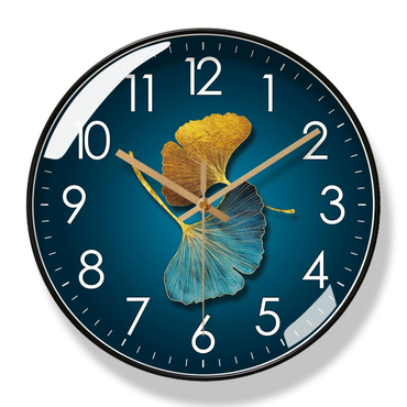 Brand - new 10/12 - inch modern wall clock. Its silent quartz makes it perfect for living rooms.