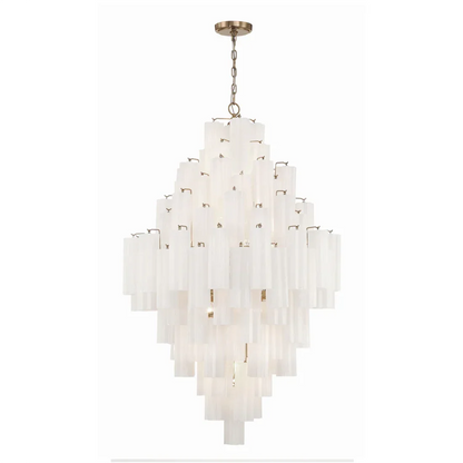 Radiant Star Glass‑Tube Chandelier