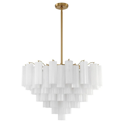 Radiant Star Glass‑Tube Chandelier