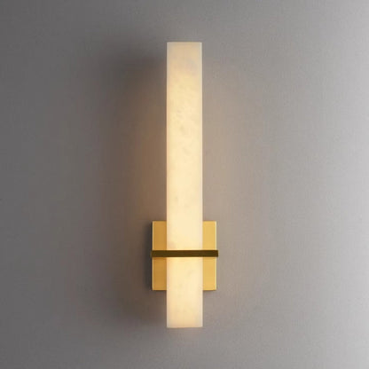 Milan Sculpted Alabaster Wall Lamp