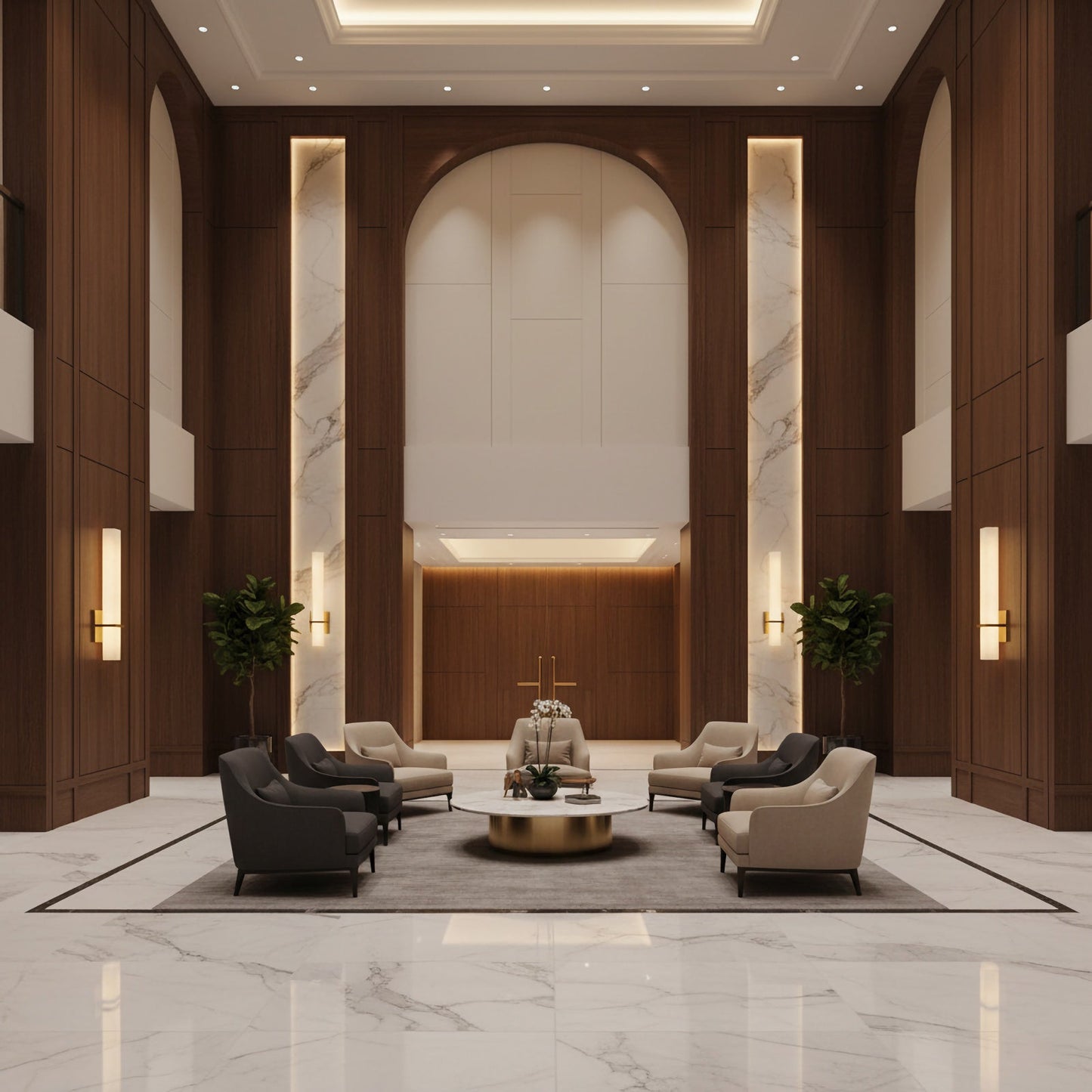 Milan Sculpted Alabaster Wall Lamp