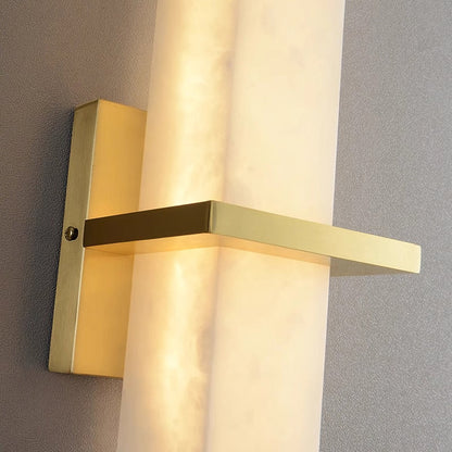 Milan Sculpted Alabaster Wall Lamp