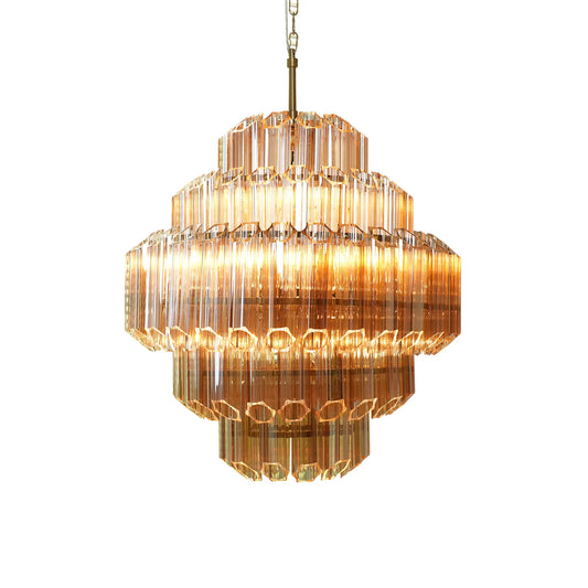 Palermo Ambra Forma Chandelier