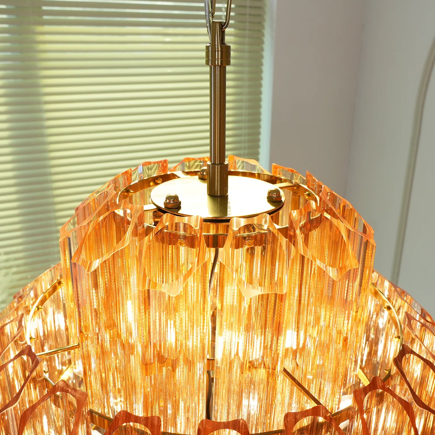 Palermo Ambra Forma Chandelier