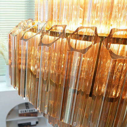 Palermo Ambra Forma Chandelier