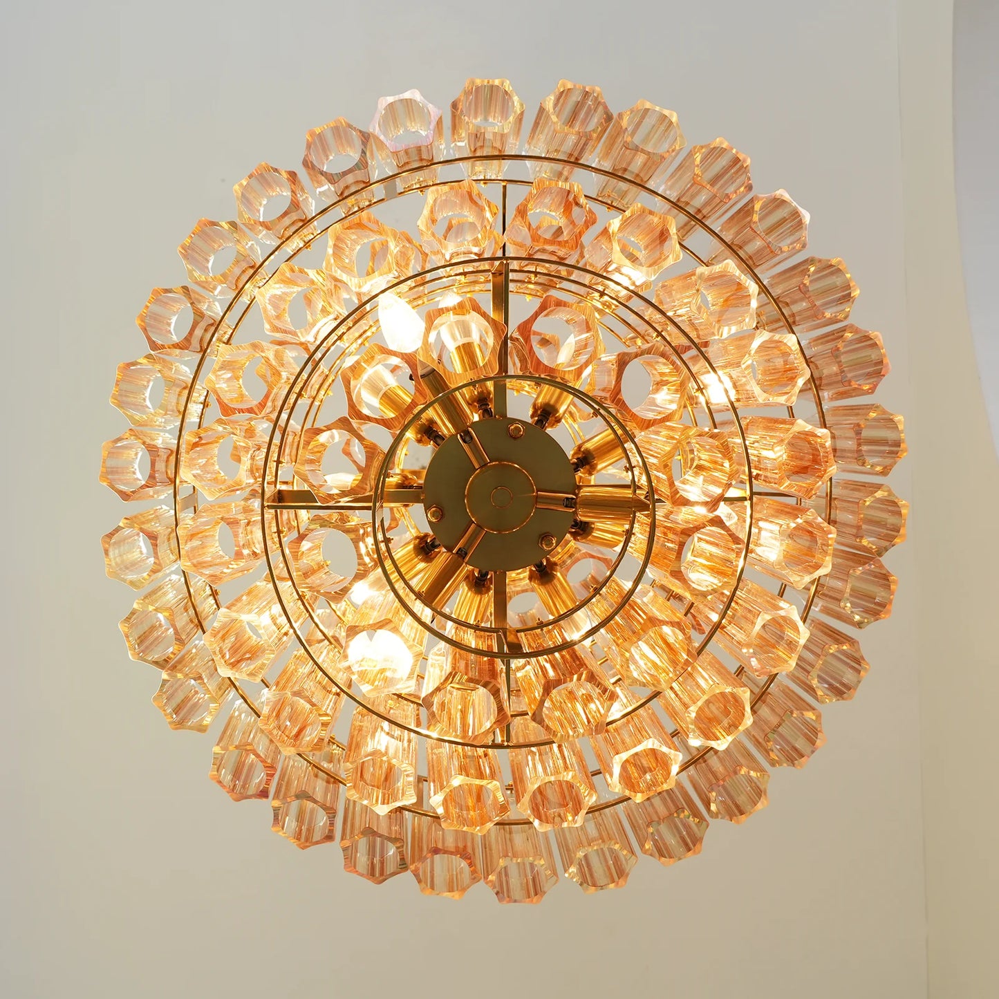 Palermo Ambra Forma Chandelier