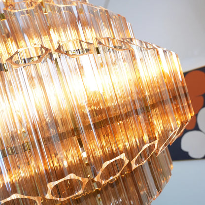 Palermo Ambra Forma Chandelier