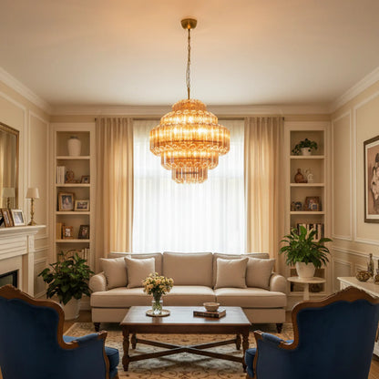 Palermo Ambra Forma Chandelier