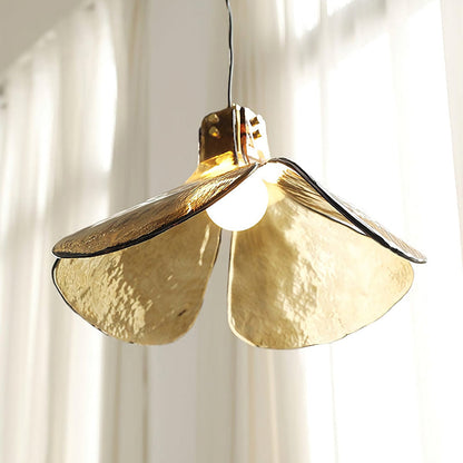 Amber Bloom Glass Suspension