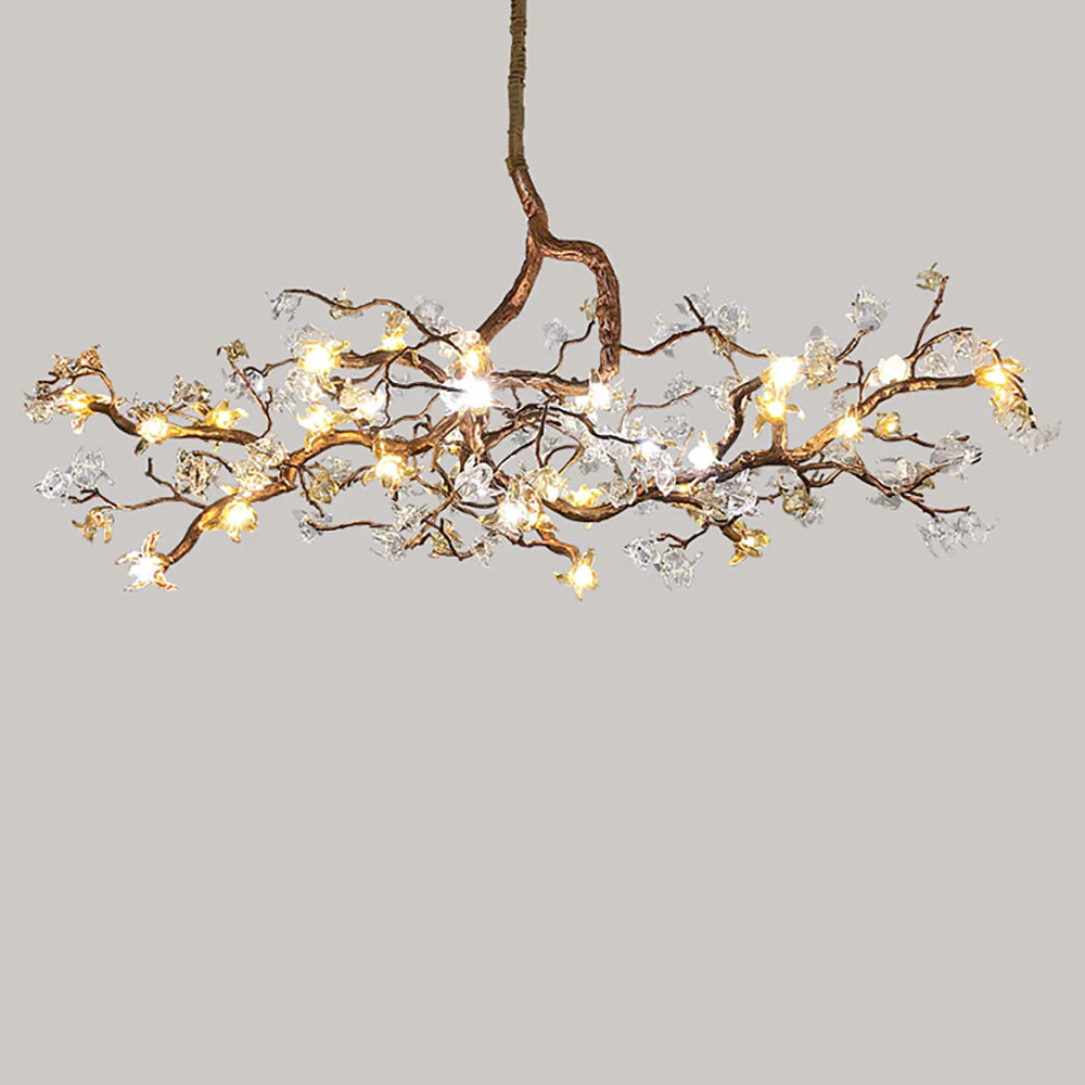 Artisan Aosta Glass Flower Chandelier