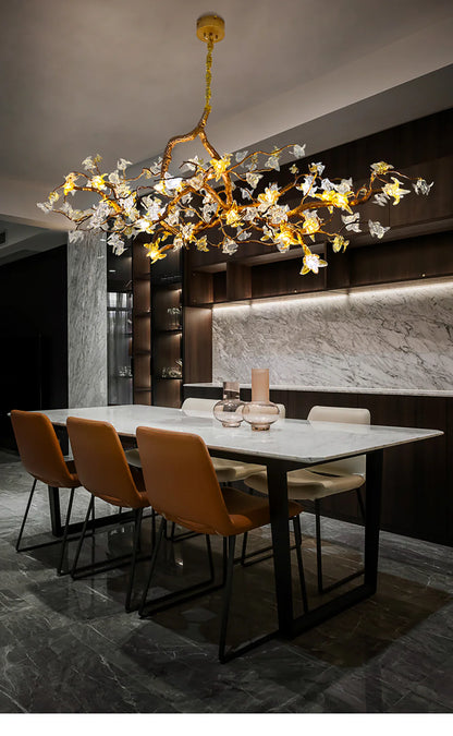 Artisan Aosta Glass Flower Chandelier