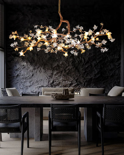 Artisan Aosta Glass Flower Chandelier