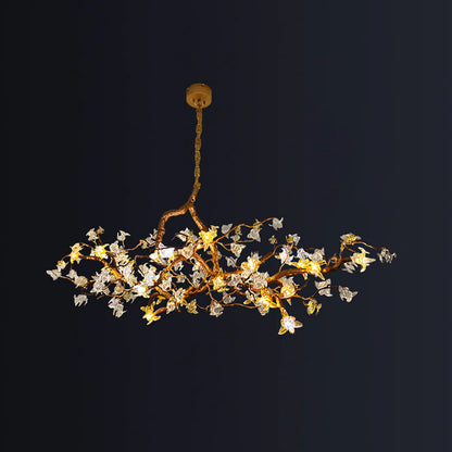 Artisan Aosta Glass Flower Chandelier