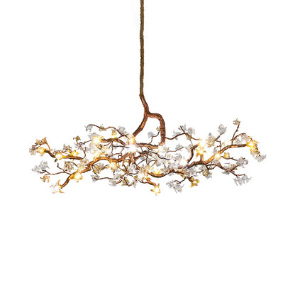 Artisan Aosta Glass Flower Chandelier