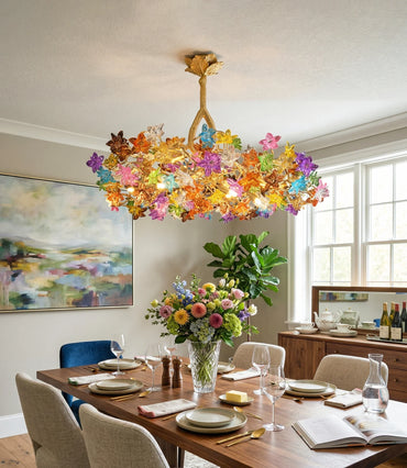 Glass Mosaic Treeform Chandelier