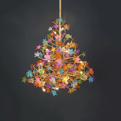 Glass Mosaic Treeform Chandelier