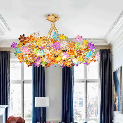 Glass Mosaic Treeform Chandelier