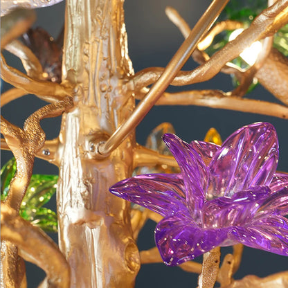 Glass Mosaic Treeform Chandelier