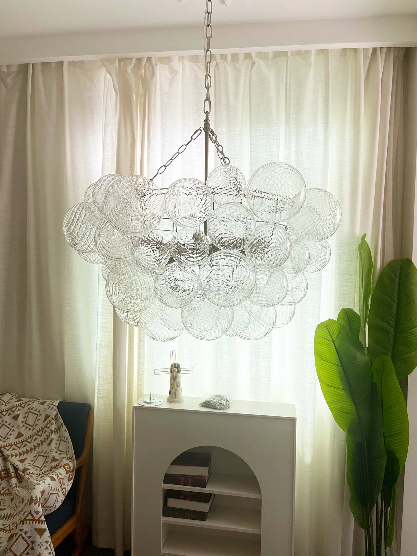 Crystal Bubble Orb Chandelier