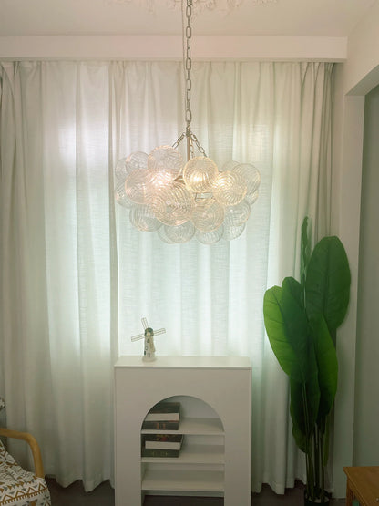 Crystal Bubble Orb Chandelier