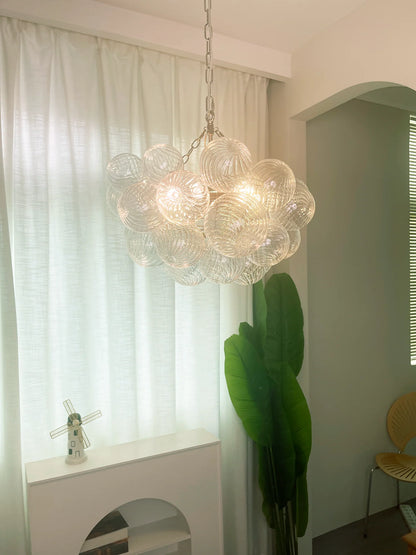 Crystal Bubble Orb Chandelier