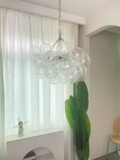 Crystal Bubble Orb Chandelier