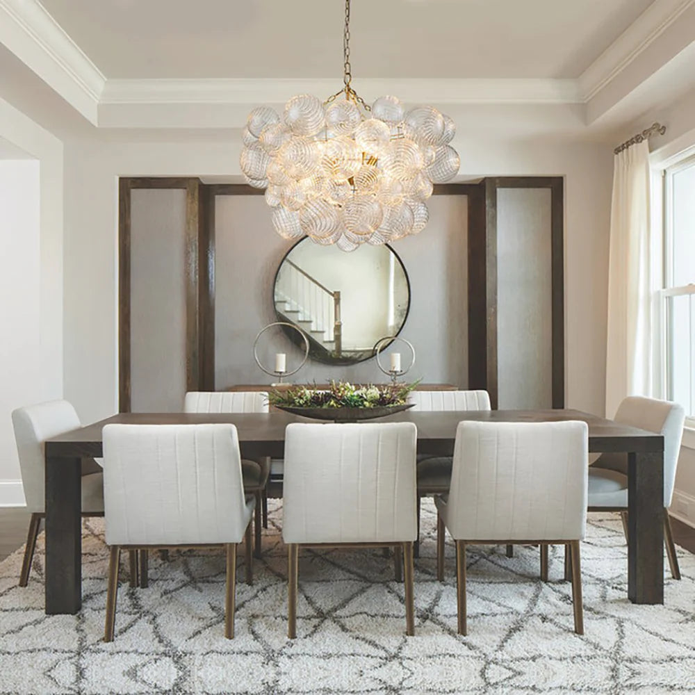 Crystal Bubble Orb Chandelier