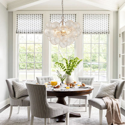 Crystal Bubble Orb Chandelier